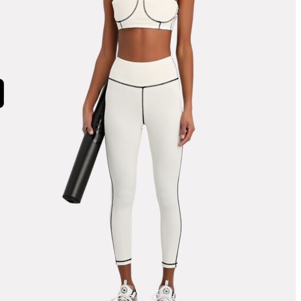 weworewhat corset leggings ivory small